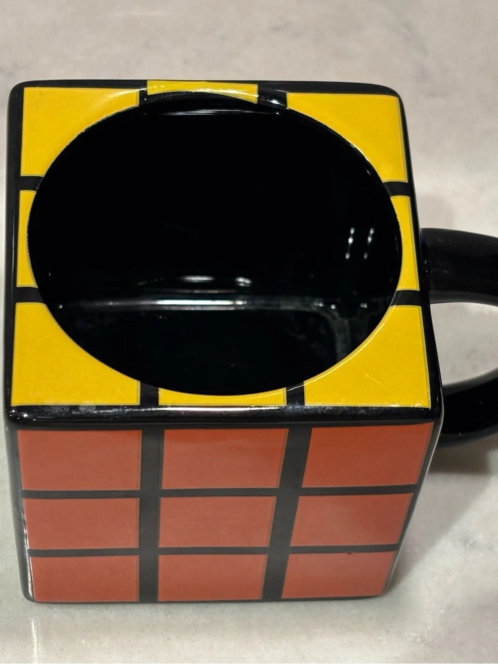 Rubik's cube mug by Spinning Hat